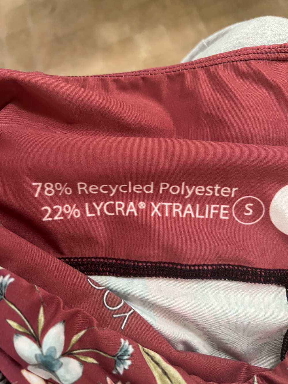 Yoga Democracy Pretty In Pink Full Length Leggings Size SMALL - Picture 9 of 12
